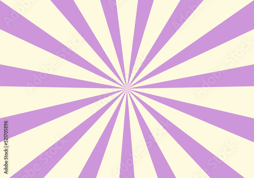 Purple sunburst background with rays