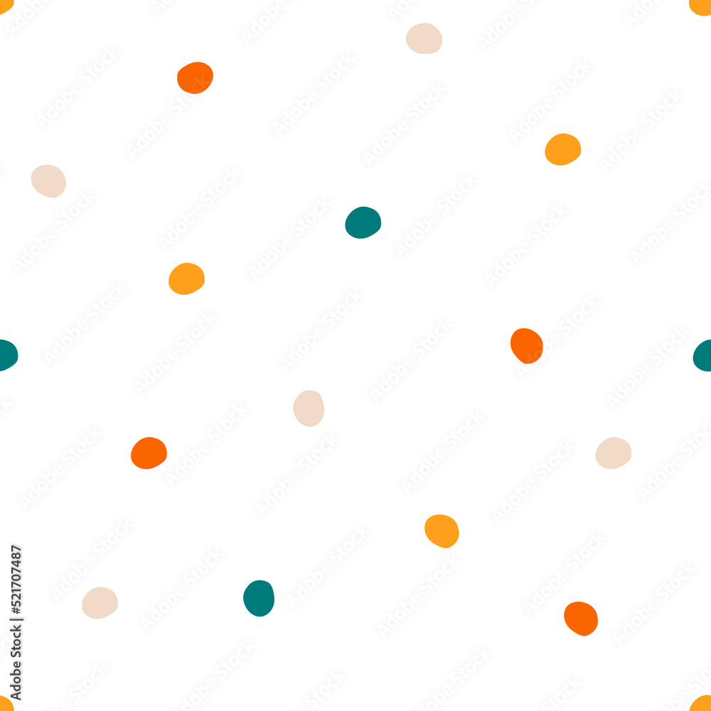 Seamless patterns for kids, raster version. Cute endless textures dots. Colorful design for paper, cover, fabric, interior decor and other users Seamless patterns for kids, raster version. Cute endless textures dots. Colorful design for paper, cover, fabric, interior decor and other users