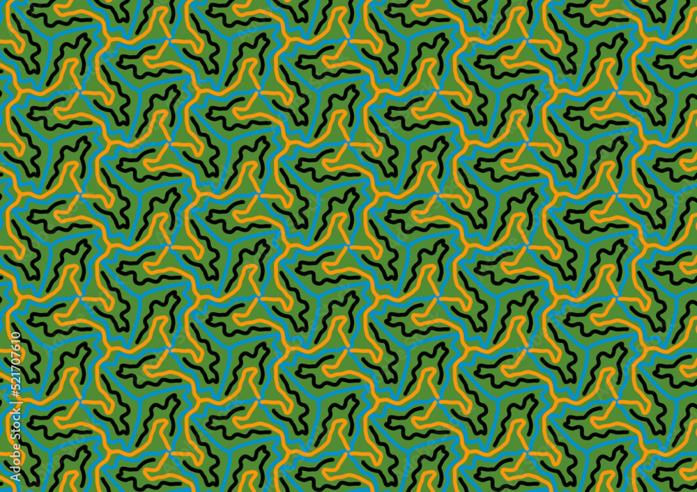 seamless pattern with leaves