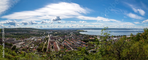 Panoramic view over Jönköping. Sweden 