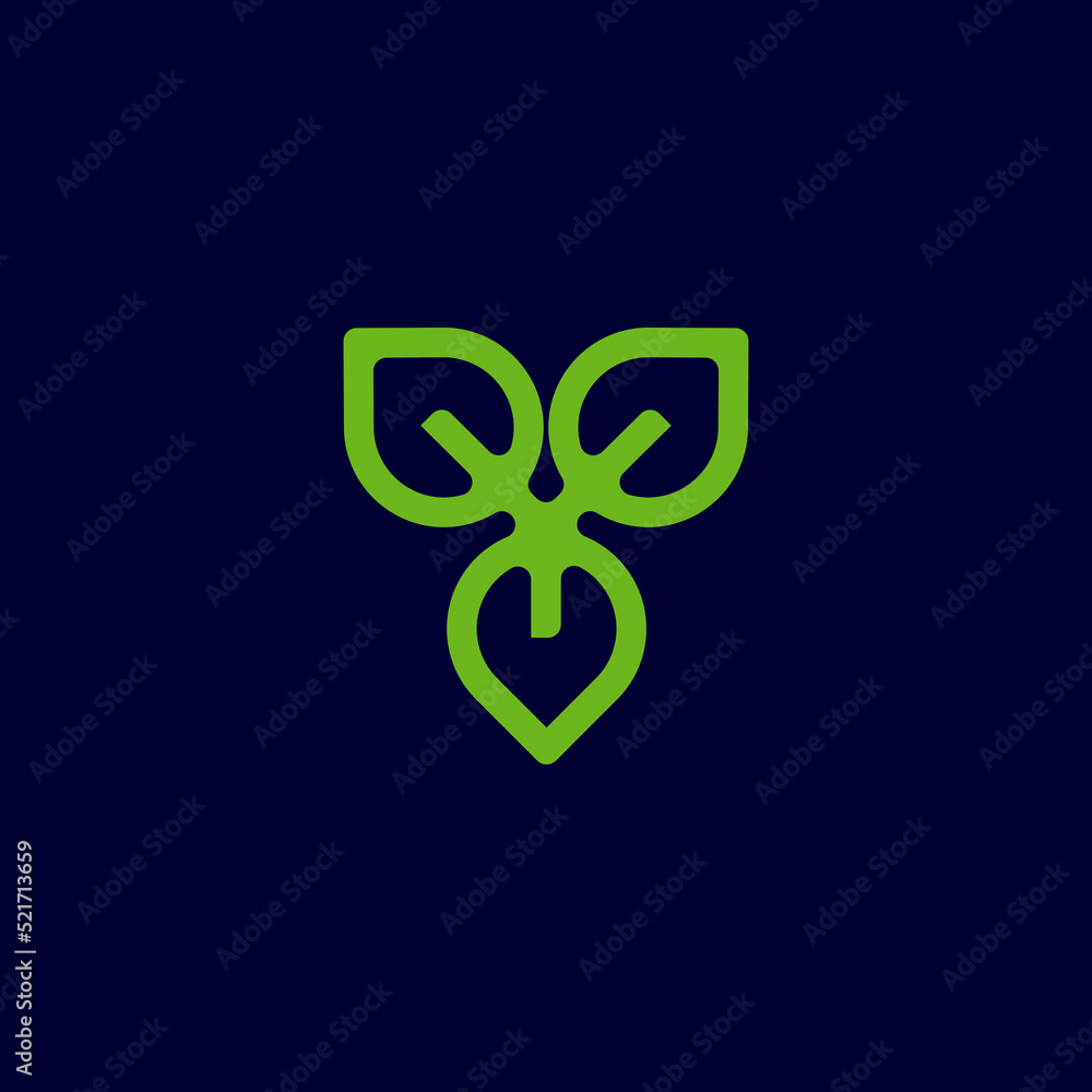 Leaf Logo Template vector. Nature symbol design Leaf Logo Template vector. Nature symbol design