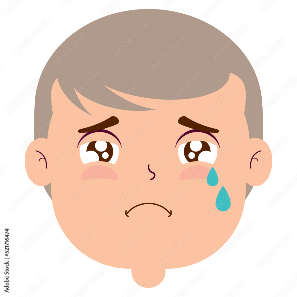 crying face cartoon character crying face cartoon character