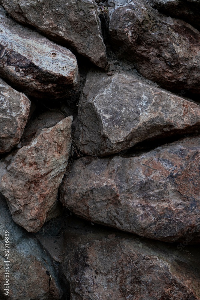 Wall made of stones Wall made of stones