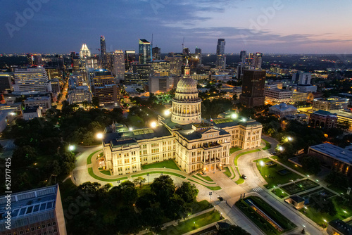 Texas State Capitol at Night