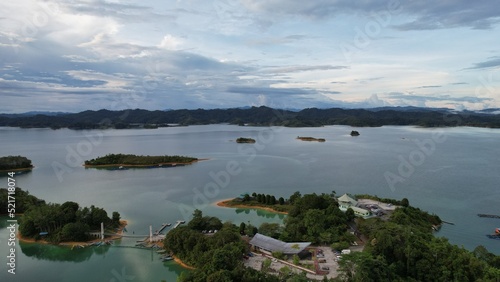 Fototapeta Naklejka Na Ścianę i Meble -  The Batang Ai Dam of Sarawak, Borneo, Malaysia