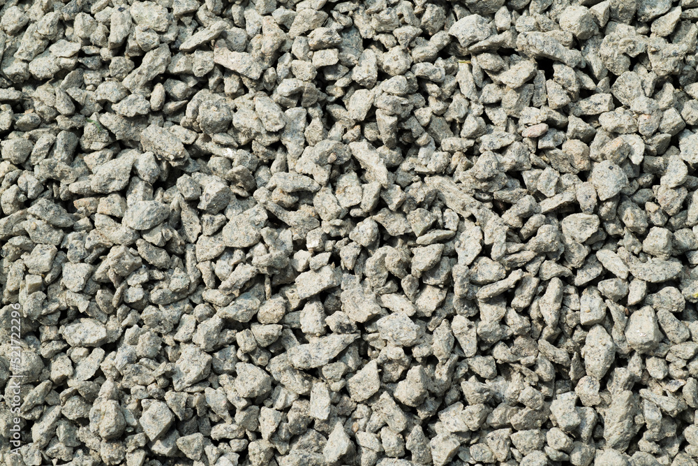 building crushed stone of fine fraction. fine gravel crushed stone for the construction of roads for concrete production close-up building crushed stone of fine fraction. fine gravel crushed stone for the construction of roads for concrete production close-up