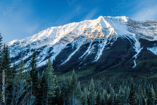 Views from the roadside during a drive through the park. Peter Lougheed Provincial Park