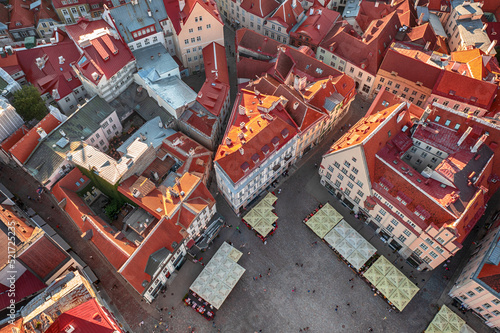 Aerial View of Tallinn