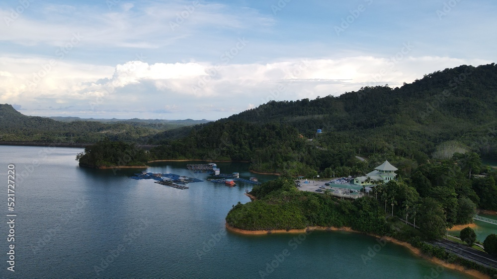 The Batang Ai Dam of Sarawak, Borneo, Malaysia