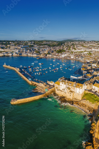 View of English harbor town