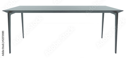 Wallpaper Mural The gray iron table on transparent background. png. 3d rendering Torontodigital.ca