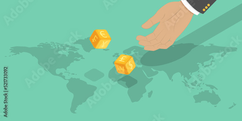 3D Isometric Flat Vector Conceptual Illustration of Global Currency Exchange, Online Finances Management Services