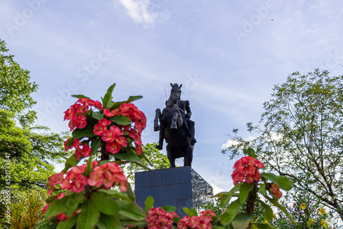 statue of Simon Bolivar photo