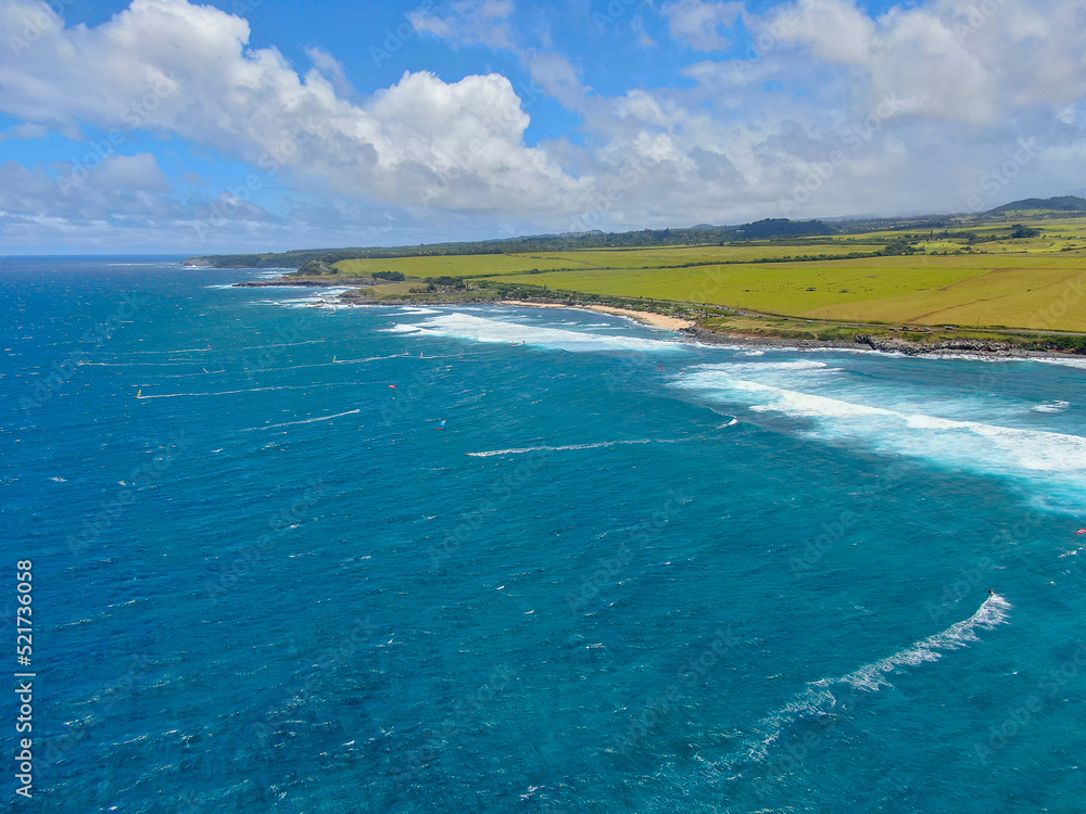 Kite Surfing off the Coast of Maui 4