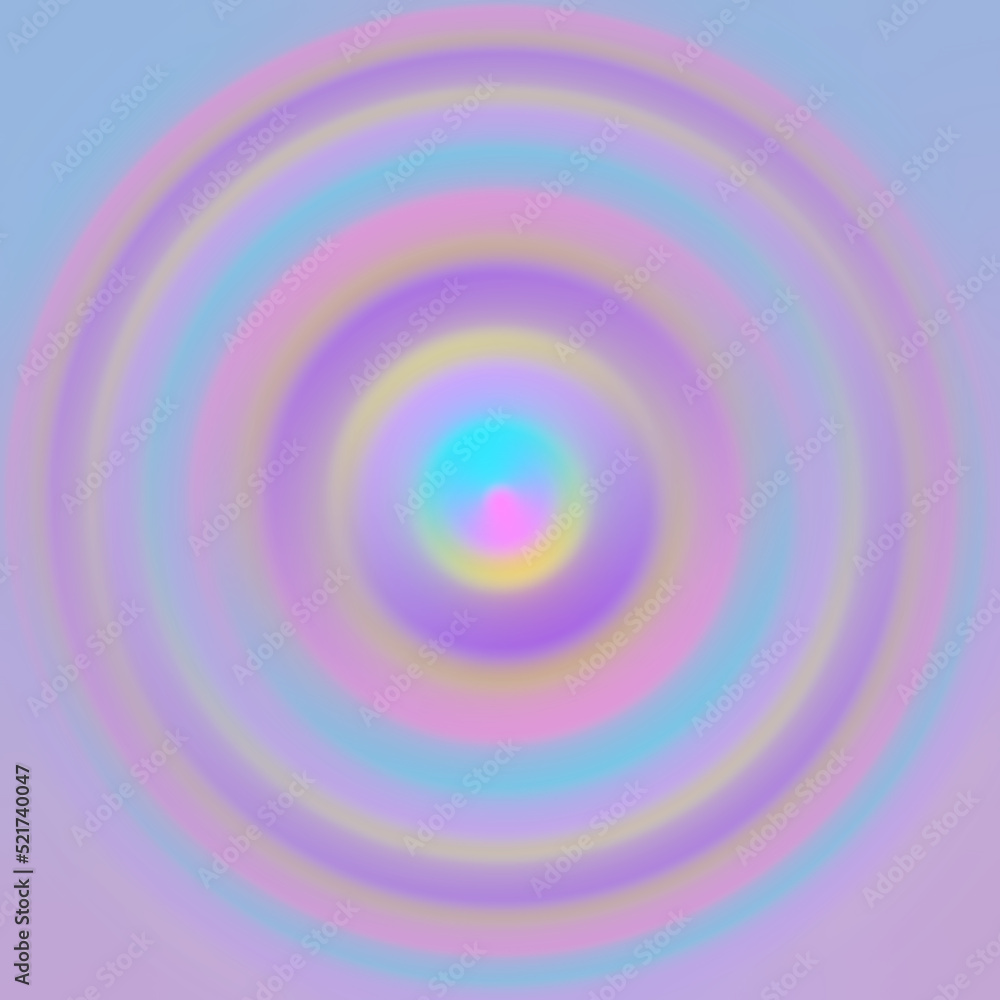 abstract rainbow blurred background with circles