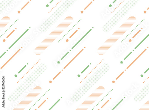 かわいい流れ星のシームレスなパターン