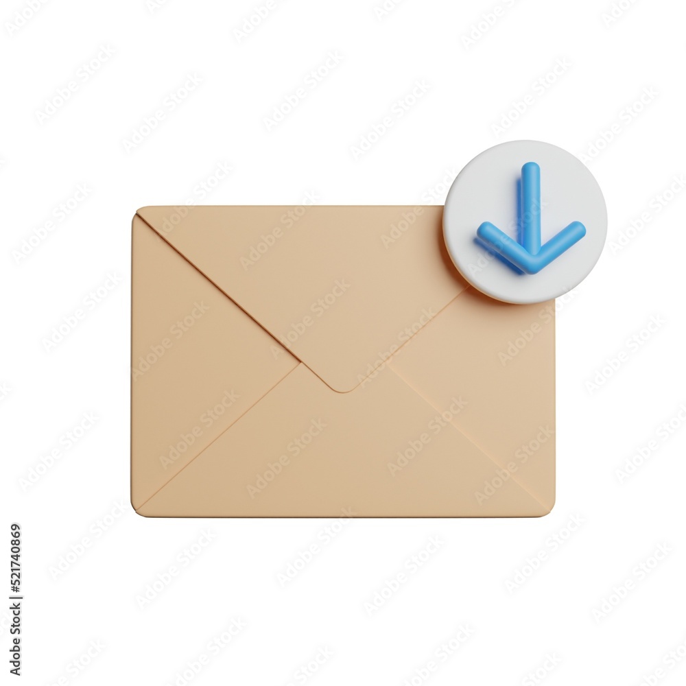 Inbox Mail Letter 3D Rendering Illustration
Inbox Mail Letter 3D Rendering Illustration