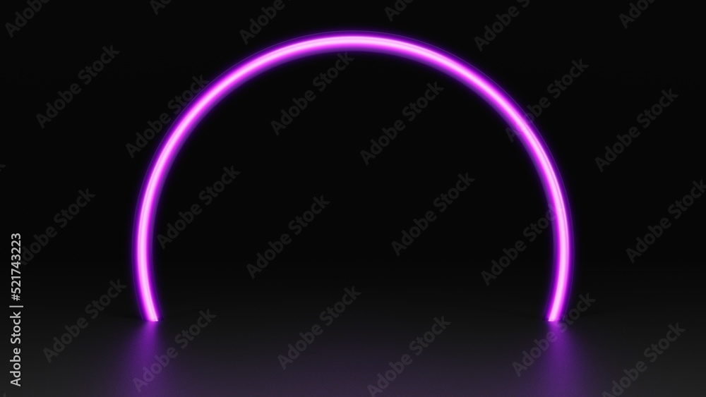 3d abstract background purple neon glowing lights empty dark room, product showcase with spotlight, 3D Rendering 3d abstract background purple neon glowing lights empty dark room, product showcase with spotlight, 3D Rendering