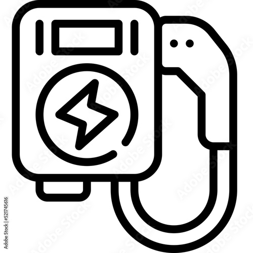 wallbox line icon
