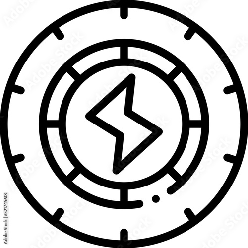 wheel line icon