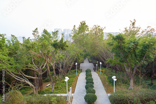 Park in Longgang District of Shenzhen. photo