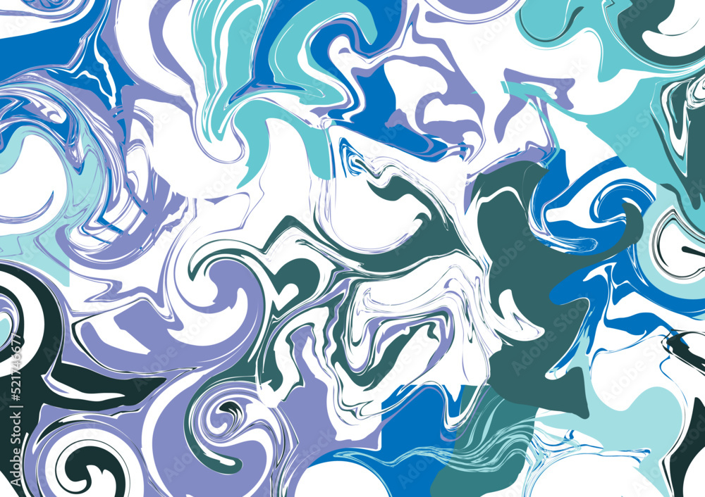Abstract geometric design with color liquid swirling paint for poster, placard, cover, flyer, brochure, banner template illustration Abstract geometric design with color liquid swirling paint for poster, placard, cover, flyer, brochure, banner template illustration