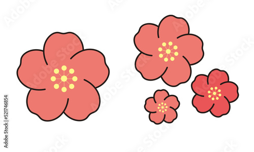 梅のイラスト素材