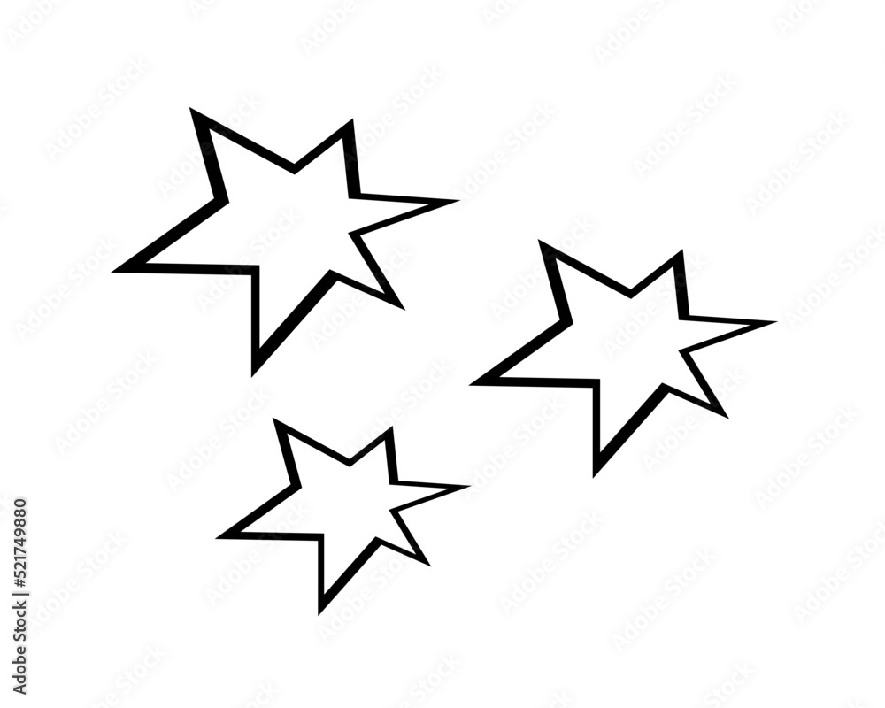 black and white stars black and white stars