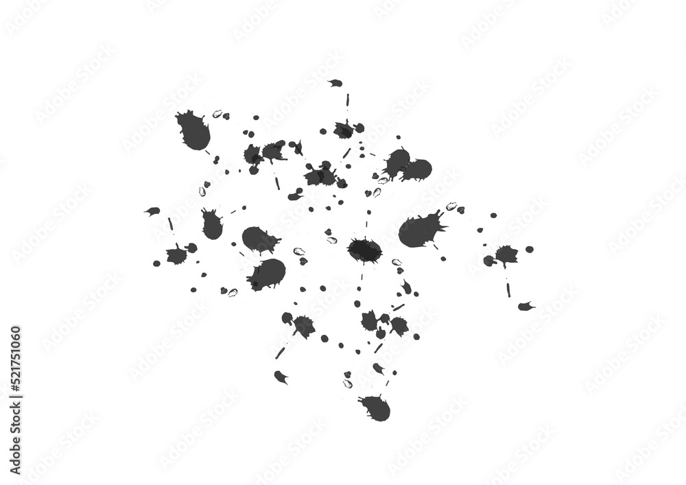 Black ink splash vector illustration Black ink splash vector illustration