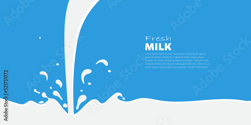 Milk abstract background vector illustration