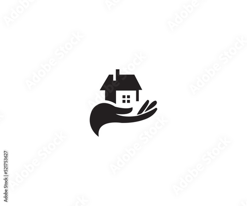 home care logo design vector icon symbol