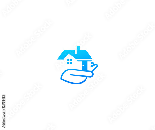 home care logo design vector icon symbol