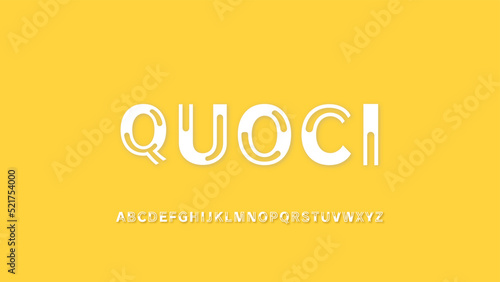 Quoci is a rounded sans font with unique lowercase that looks hi-tech and modern. This font is great for logos. Mixing uppercase and lowercase letters improve readability.