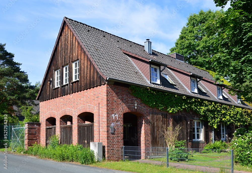 Historical Factory Eibia in the Village Benefeld, Lower Saxony