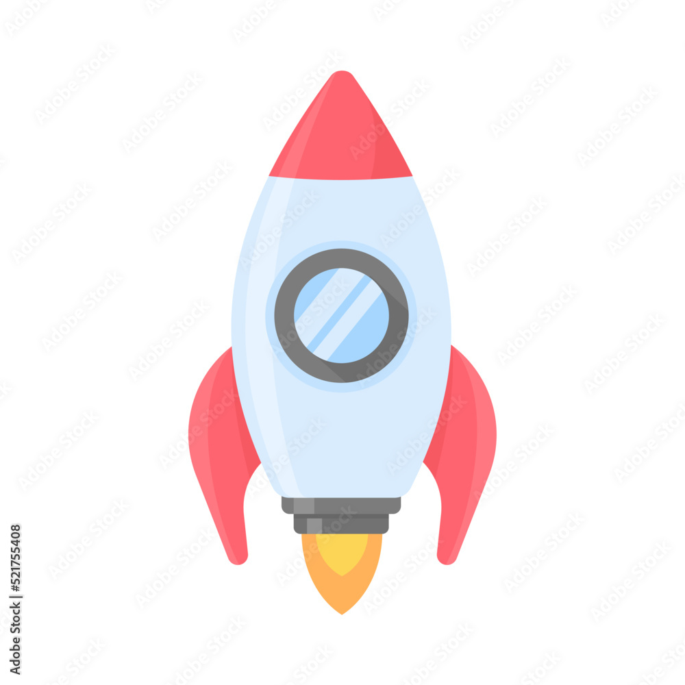 Space exploration rocket soars into the sky concept of starting to learn science Space exploration rocket soars into the sky concept of starting to learn science