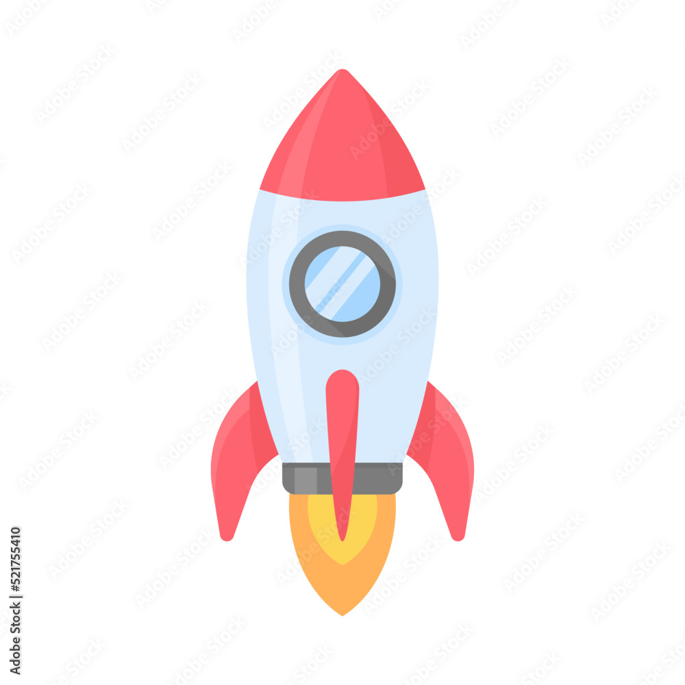 Space exploration rocket soars into the sky concept of starting to learn science Space exploration rocket soars into the sky concept of starting to learn science