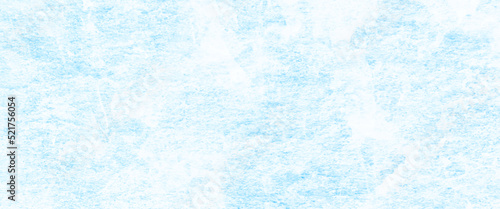 White and blue color frozen ice surface design abstract background. blue and white watercolor paint splash or blotch background with fringe bleed wash and bloom design.