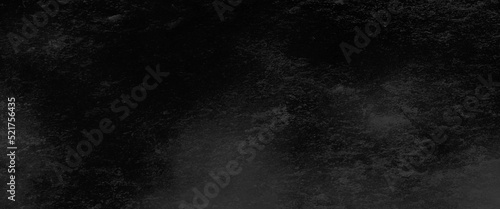 White powder explosion isolated on black background, dark texture chalk board and grunge black board banner background, abstract black texture, vintage old and elegant solid dark charcoal gray color.