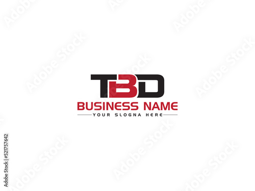 Premium TBD Logo Icon, Colorful TB t b d Logo Letter Design For Business