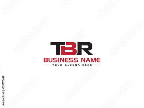 Premium TBR Logo Icon, Colorful TB t b r Logo Letter Design For Business photo