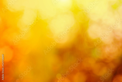 Abstract blurry orange color for background, Blur festival lights outdoor celebration elegant for winner.