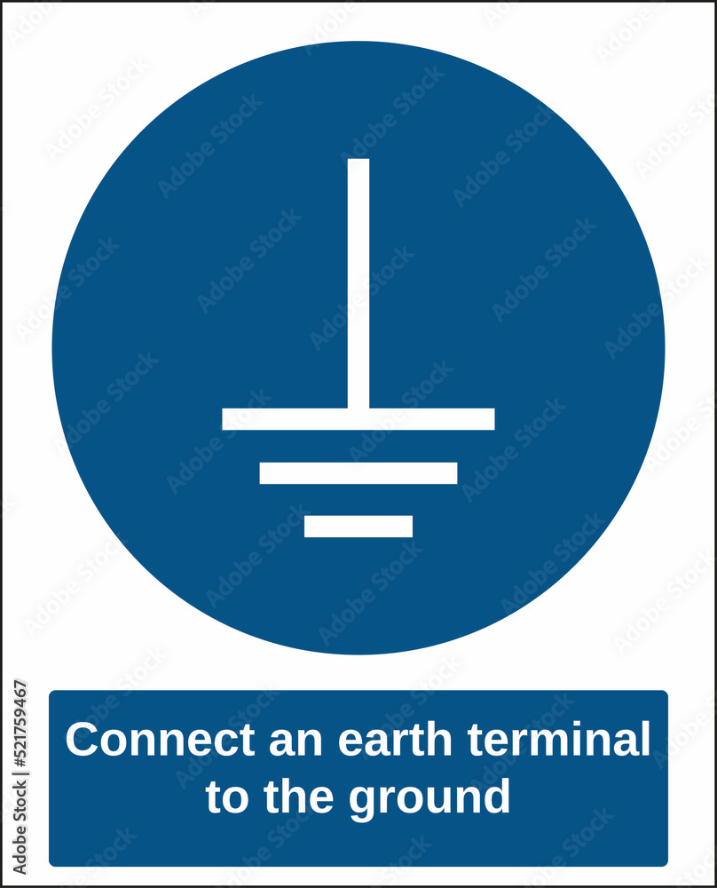 standard mandatory connect an earth treminal to the ground standard mandatory connect an earth treminal to the ground