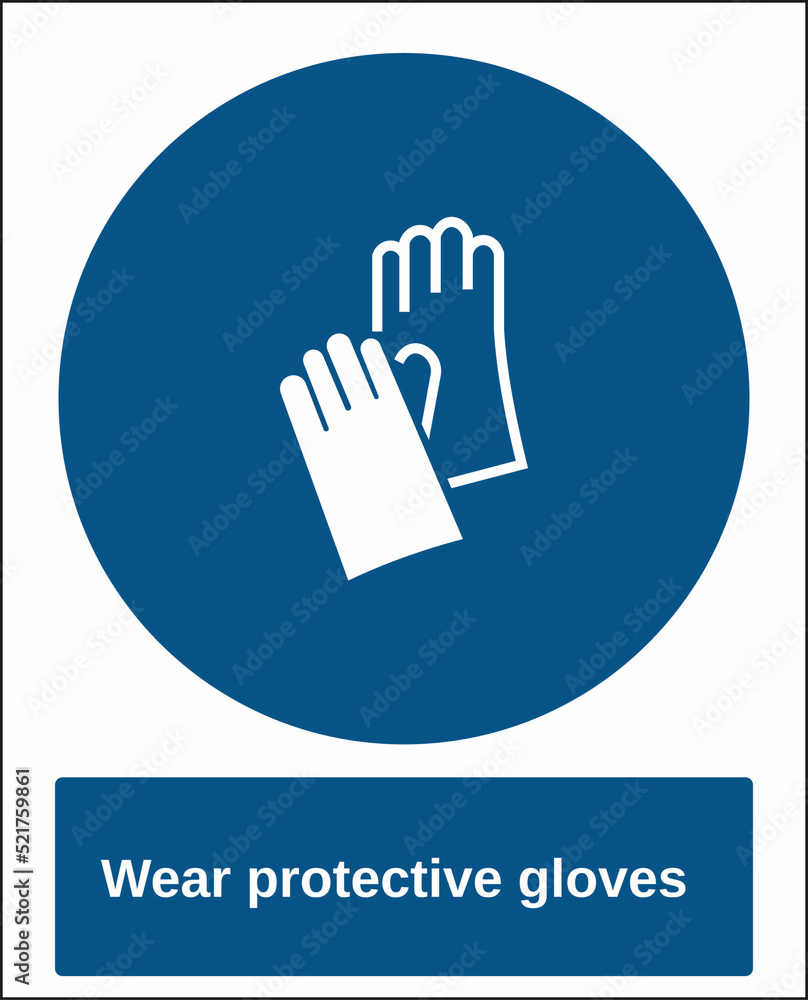 standard mandatory sign wear protecting gloves standard mandatory sign wear protecting gloves