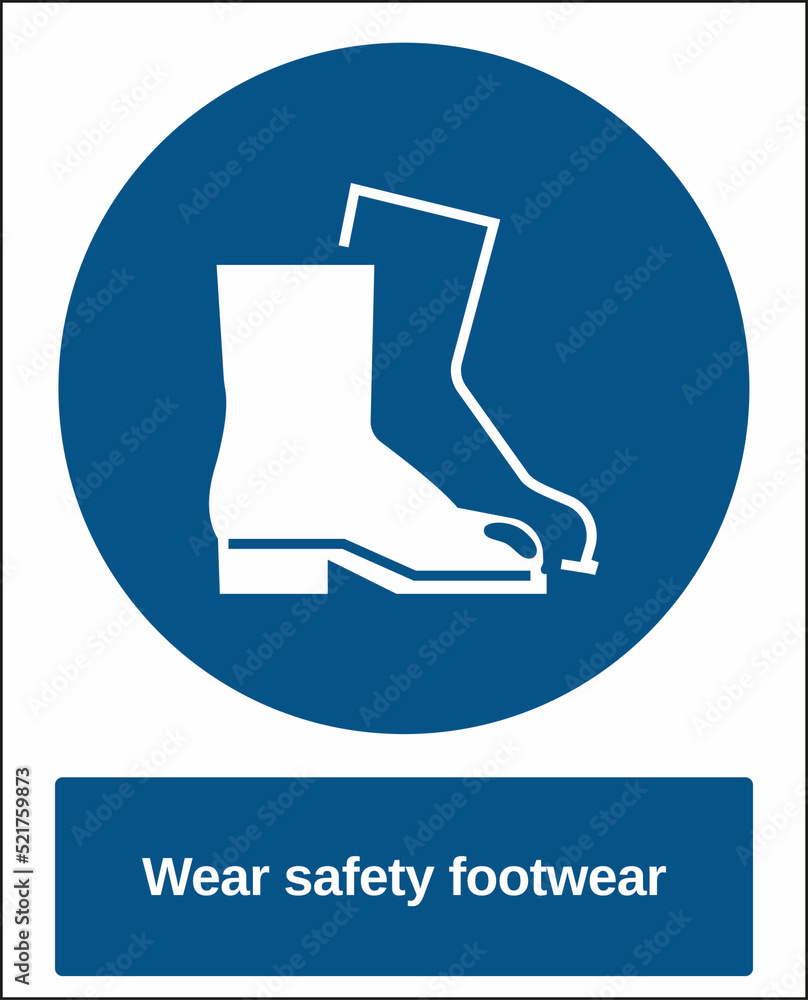 standard mandatory sign wear safety footwear standard mandatory sign wear safety footwear