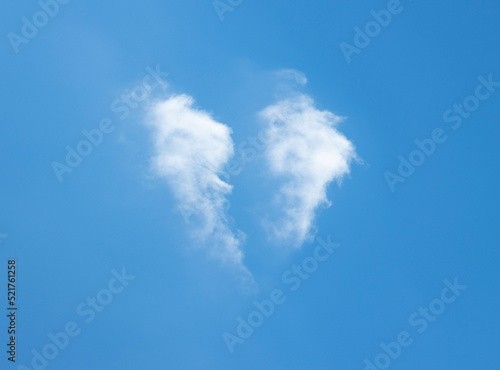 broken heart clouds