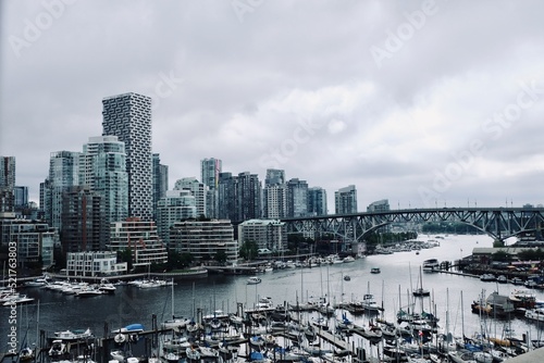 Panorama du port et de la skyline  Vancouver