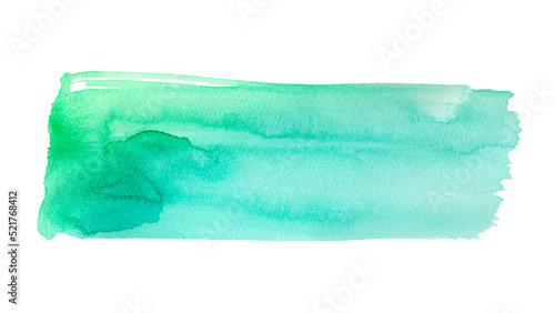 緑色の水彩ブラシの背景テクスチャー