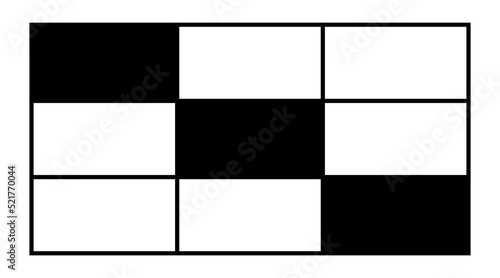 Bracket sport tournament, blank elimination event sign, playoff match vector illustration