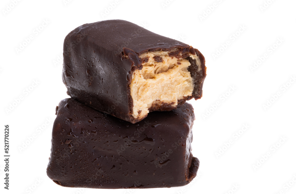 chocolate covered cheese isolated chocolate covered cheese isolated