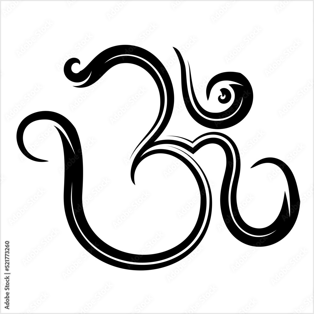 Obraz premium Aum (Om) The Holy Motif M_2208001